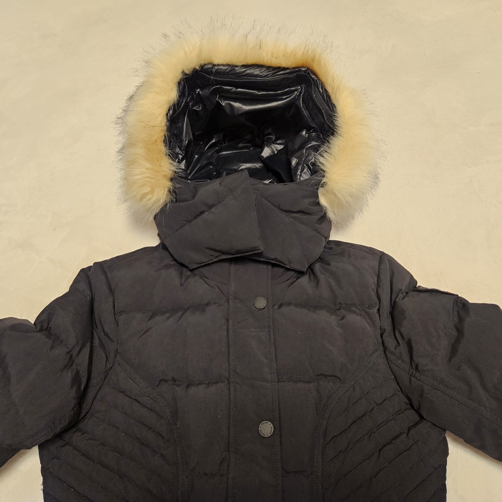 PAJAR Women’s Parka Skylar Faux Fur Hood Puffer Coat Jacket Black Size Small - Picture 11 of 15